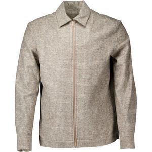 John Miller - Overshirt - Beige - Geruit - 54% Acryl 24% Wol 22% Polyester