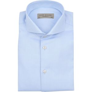 John Miller Overhemd lichtblauw, Effen