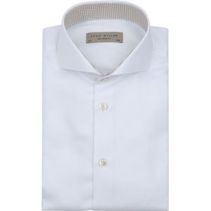 John Miller - Overhemd - Wit - Modern-Fit - Heren