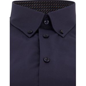 Ledub - Modern Fit - Overhemd - Donkerblauw