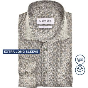 Ledub - Overhemd - Groen - 100% Katoen - Modern Fit