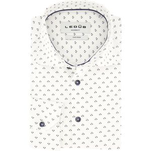 Ledub - Overhemd - Wit - Katoen - Normale Fit