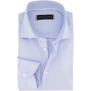 John Miller - Overhemd - Lichtblauw - 100% Katoen - Tailored Fit
