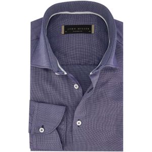 John Miller overhemd Tailored Fit blauw