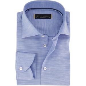 John Miller - Tailored Fit - Overhemd - Lichtblauw - 100% Katoen