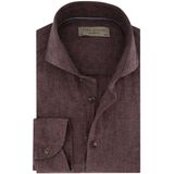John Miller - Overhemd - Bruin - Linnen