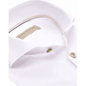 John Miller - Overhemd - Wit - 100% Katoen - Normale Fit