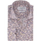 Ledub - Multicolor Fantasie - Overhemd - 100% Katoen - Haifisch Kraag
