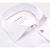 Ledub - Overhemd - Wit - Effen - Normale Fit - Katoen