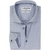 Ledub - Modern Fit Overhemd - Donkerblauw - Popeline