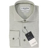 Ledub - Modern Fit - Overhemd - Lichtgroen - Strijkvriendelijk