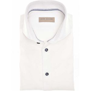 John Miller - Overhemd - Effen Wit - 100% Katoen