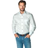 Ledub - Modern Fit Overhemd - Wit - 100% Katoen - Strijkvrij
