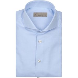 John Miller Hemd Small Check Hellblau - Größe 38