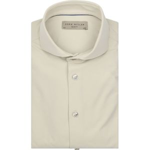 John Miller Overhemd Hyperstretch Beige