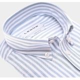 Ledub - Multicolor Gestreept Overhemd - 100% Katoen - Lange Mouwen - Button Down Kraag