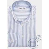 Ledub - Multicolor Gestreept Overhemd - 100% Katoen - Lange Mouwen - Button Down Kraag