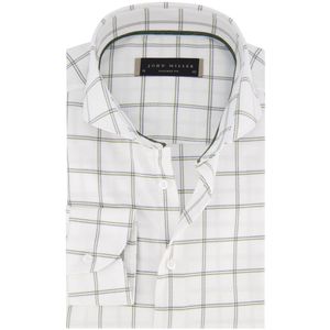 John Miller - Casual Overhemd - Wit - 100% Katoen