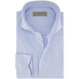 John Miller - Business Overhemd - Lichtblauw - 100% Katoen - Lange Mouwen