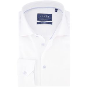 Ledub - Business Overhemd - Wit - 75% Katoen 25% Polyester