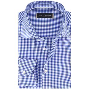 John Miller - Business Overhemd - Blauw - 100% Katoen