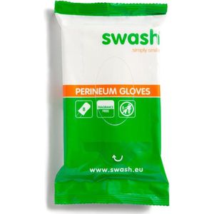 Swash Perineum Gloves vochtige washandjes ongeparfumeerd (8 stuks)