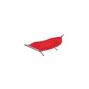 Fatboy Headdemock hangmat met standaard - dubbele 2-persoons hangmat - hangmat met gemakkelijk te monteren metalen frame - hangmat voor buiten - max. draagvermogen 150 kg - Rood