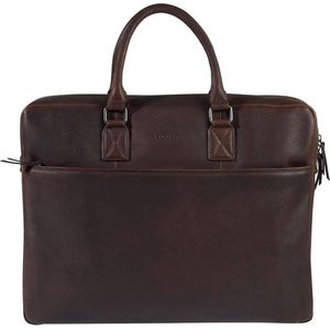 Burkely Antieke Avery aktetas Leer 46 cm Laptopcompartiment brown