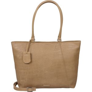 BURKELY Cool Colbie Dames Wide Tote - 15,6 inch laptopvak - Nude