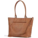 BURKELY Cool Colbie Dames Wide Tote - 15,6 inch laptopvak - Cognac