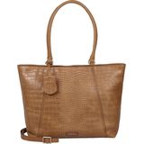 BURKELY Cool Colbie Dames Wide Tote - 15,6 inch laptopvak - Cognac