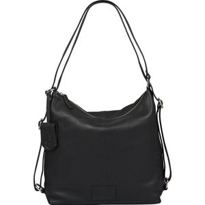 BURKELY Soft Skylar Dames Rugtas Hobo - Zwart