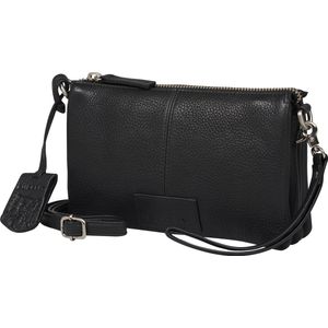 BURKELY leren crossbody tas Soft Skylar zwart