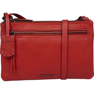 Burkely Rock Ruby Double Pocket Tas rood