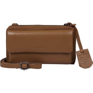 BURKELY Lush Lucy Dames Phone Wallet Wide - Cognac