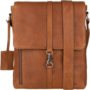 Burkely Antique Avery Unisex Crossover Messenger M - Cognac