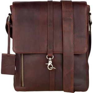 Burkely Antique Avery Unisex Crossover Messenger M - Bruin