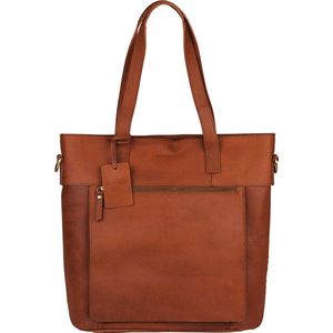 Burkely Vintage Jade Laptopshopper - Schoudertas - Cognac