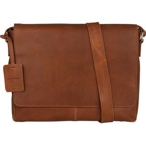 Burkely Vintage Juul Messenger Leer 36 cm cognac