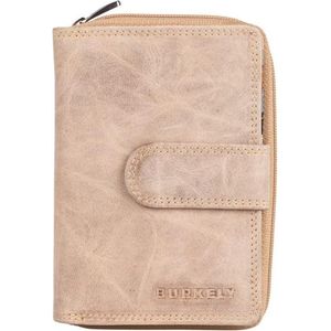 Leren portemonnee BURKELY Stacey Multi Wallet Loop Beige