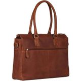 BURKELY 15.6 inch leren laptoptas Antique Avery cognac