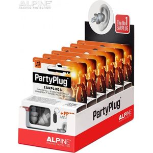 Alpine PartyPlug Oordopjes display - 6 stuks