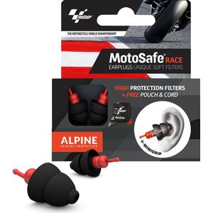 Motosafe - Race Motogp™ Edition - Oordoppen - Zwart - Alpineacousticfilters™