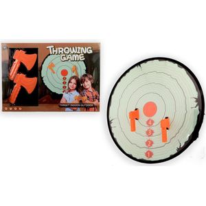 Dartset met bijlen bijlgooi set