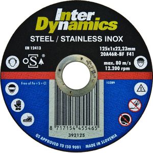 Disco De Corte Inox 115 X 1,0 X 22 Mm Elite Disco De Corte Inox 115 X 1,0 X 22 Mm Elite