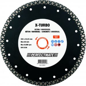 DIAMANTZ - X-TURBO125 - Zaagblad - Voor Nat- en Droogzagen - Geschikt voor Steen en Beton