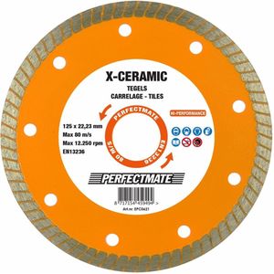 Perfectmate EPC0621 X-Ceramic Diamantschijf | Tegels en natuursteen | 125 mm - EPC0621