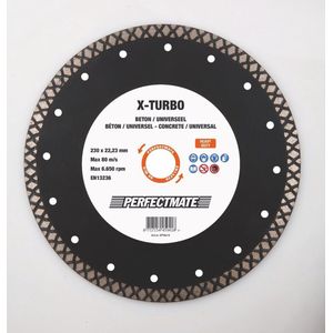 DIAMANTZ - X-Turbo350 - Zaagblad - Voor Nat- en Droogzagen - Voor Steen en Beton