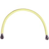 Gasslang - RVS - 100 Cm - Voorzien van Gastec QA Certificaat
