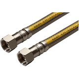 Superflex Premium RVS gasslang 200cm Gastec QA Keurmerk Hittebestendig Onbeperkte levensduur Flexibel